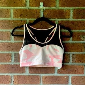 Hollister Pink Camo Sports Bra
